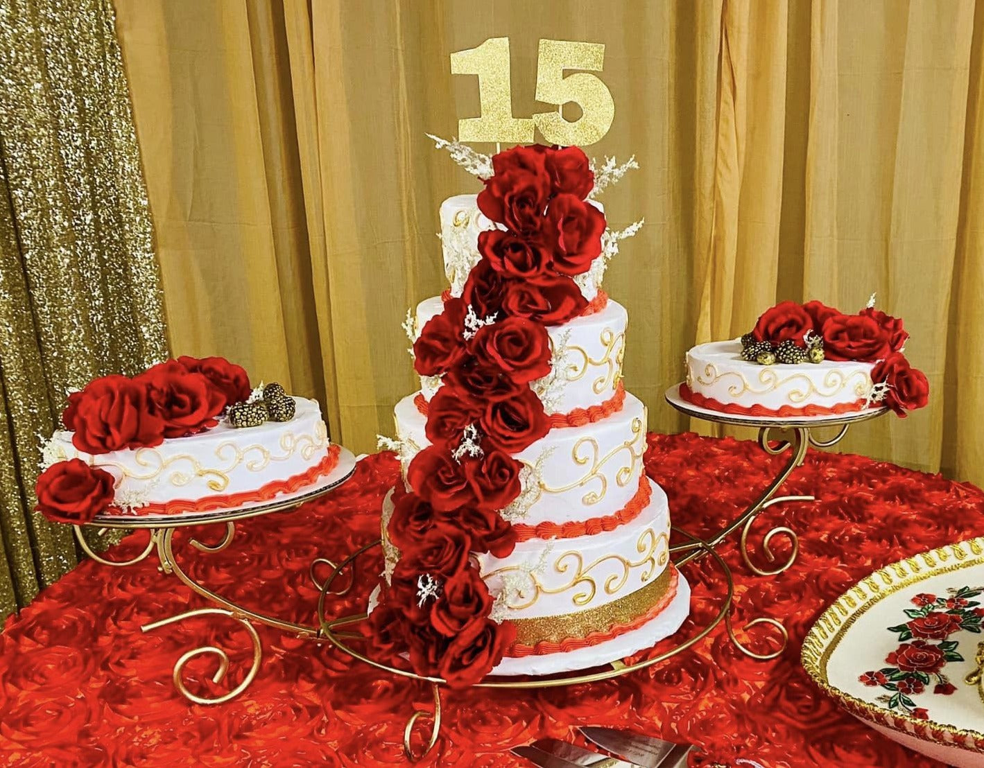 Arcadia de 3 color ORO