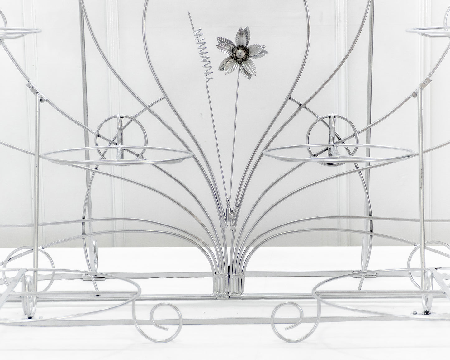 Abanico con flor de 10