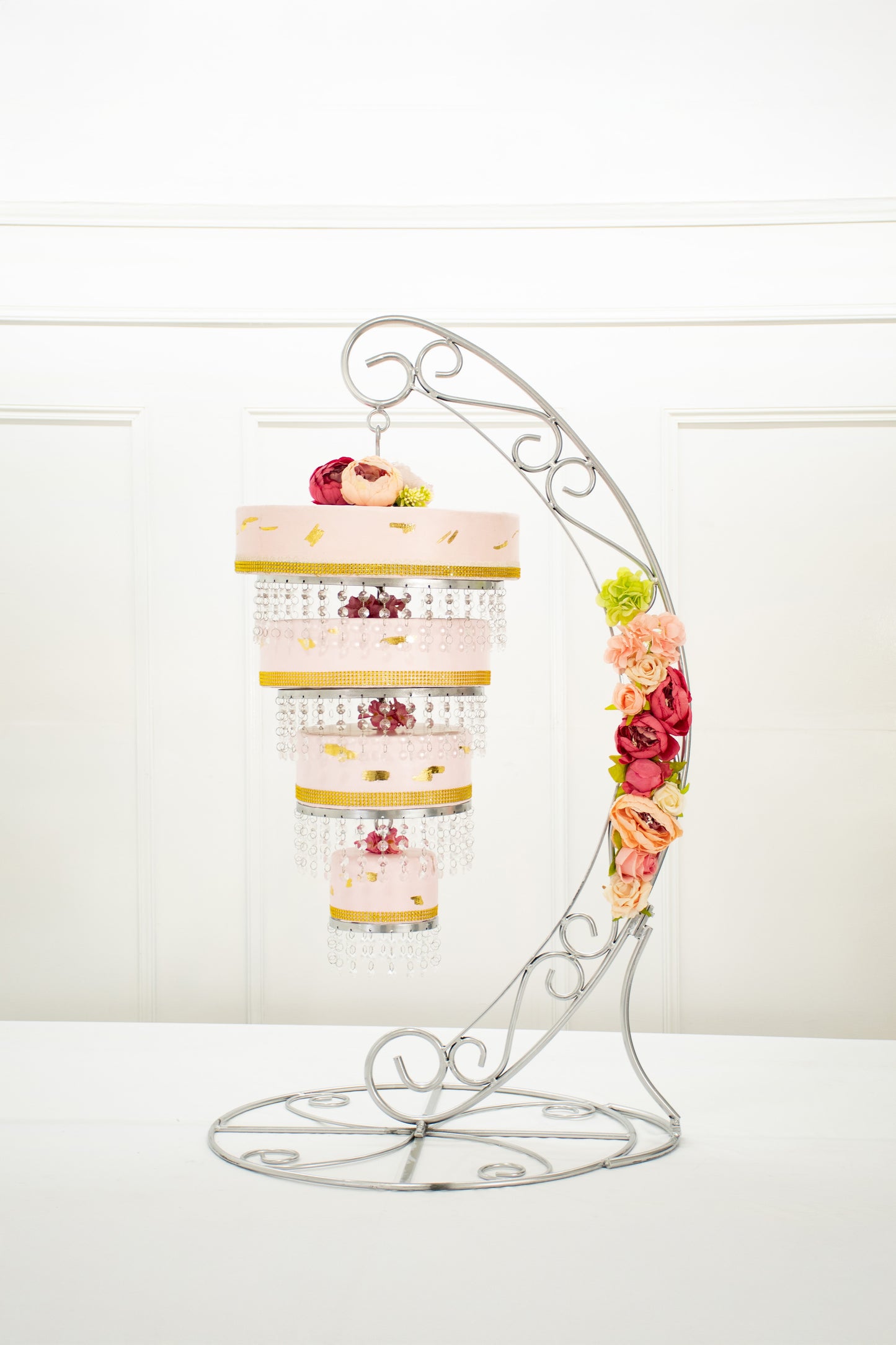 Colgante de 4 con pedrería