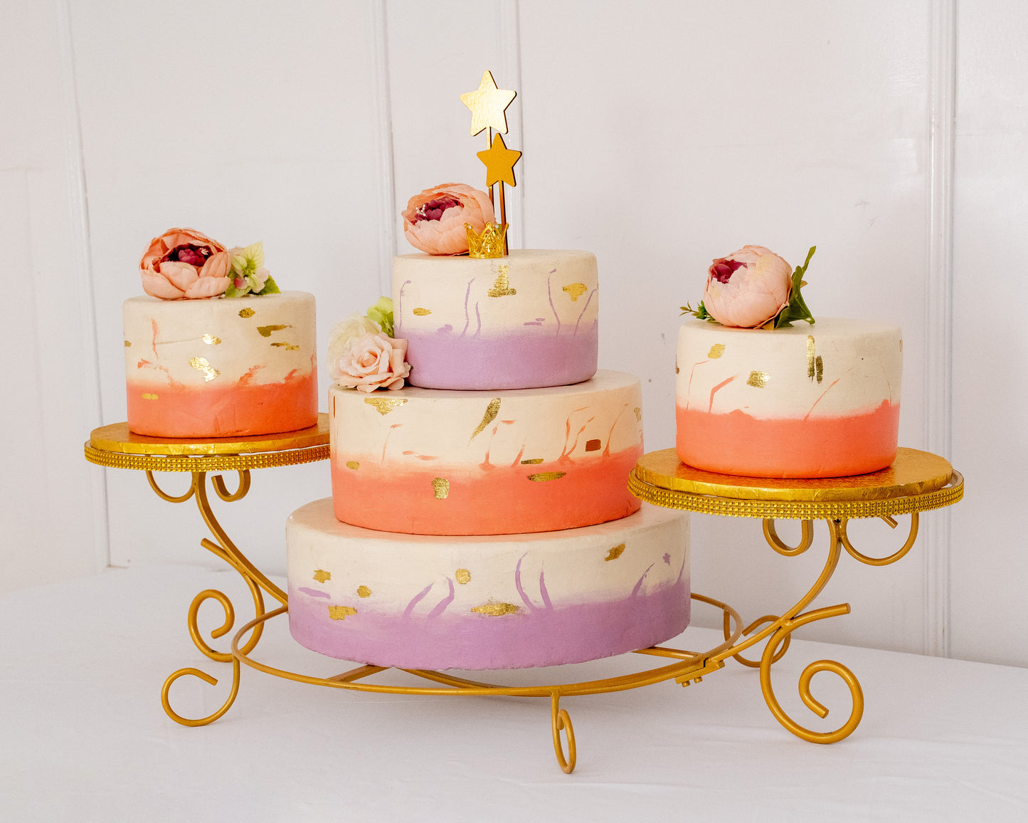 Arcadia de 3 color ORO