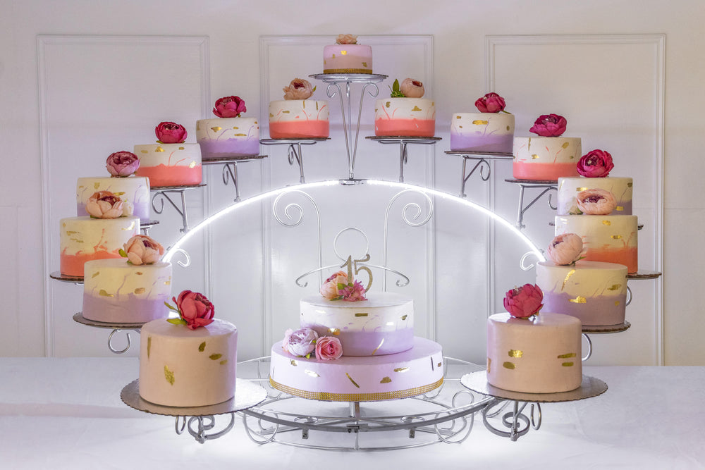 Escalinata real de 15 con luz