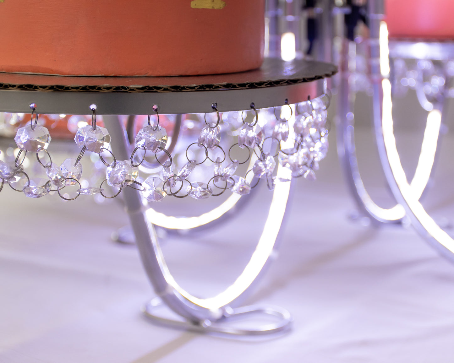 Candil de 5 con luz y piedra