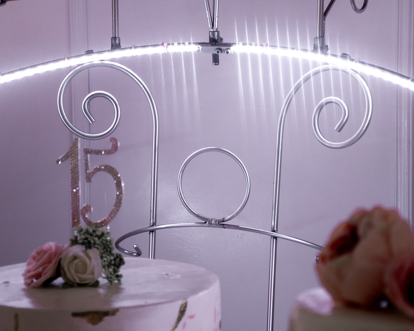 Escalinata real de 15 con luz