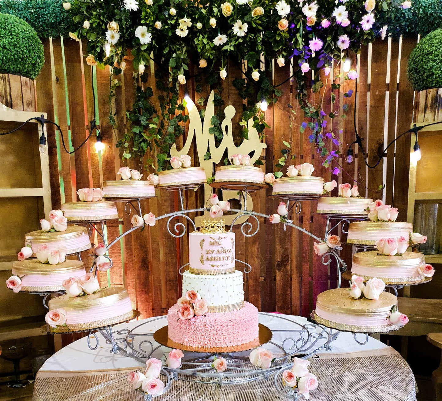 Escalinata real de 15