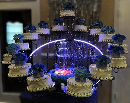 Escalinata real de 15 con luz