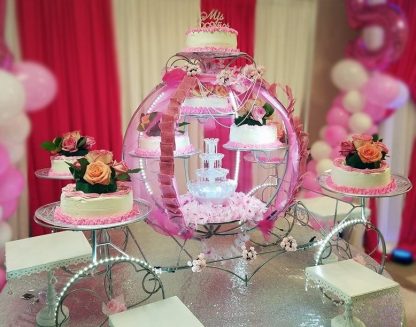 Carruaje cenicienta de 8 con luz