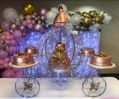 Carruaje cenicienta de 8