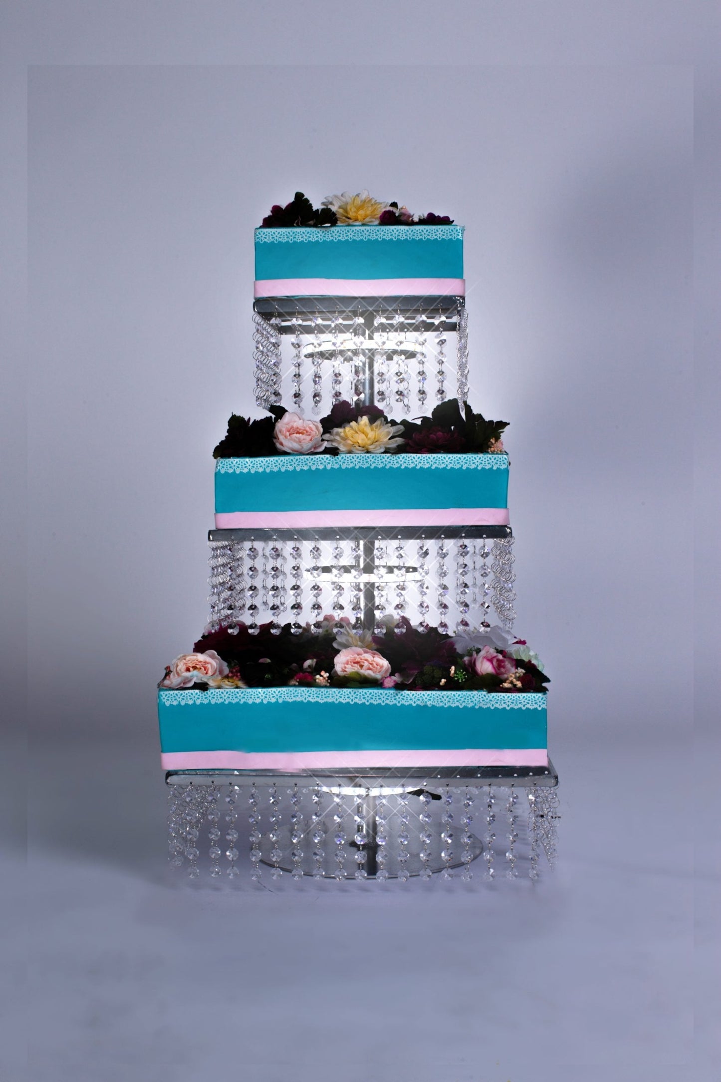 Cascada de 3 con luz