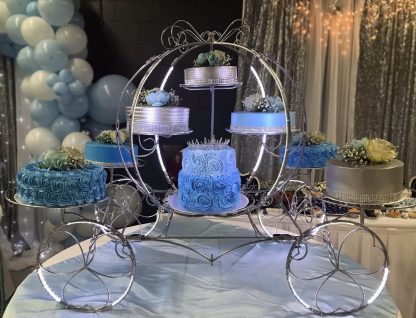 Carruaje cenicienta de 8 con luz