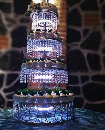 Cascada de 5 con luz