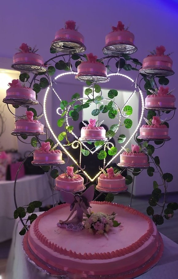 Corazón boris de 15 con luz