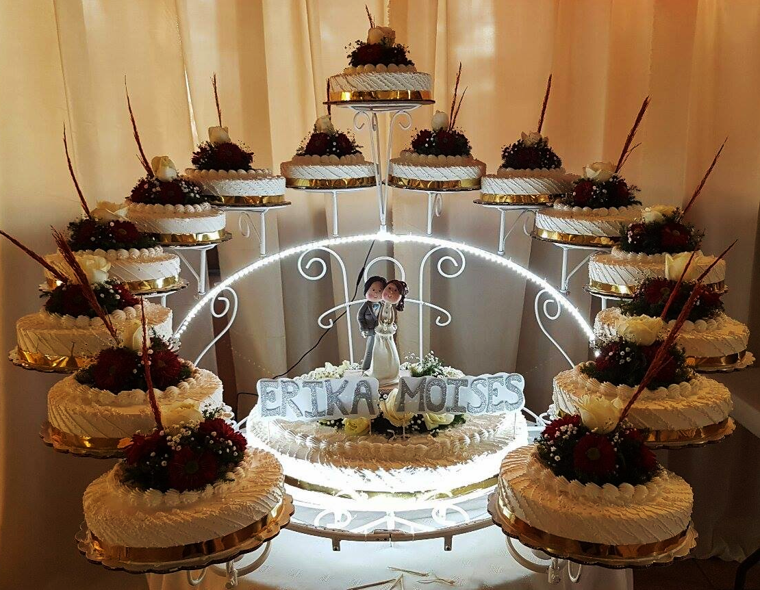 Escalinata real de 15 con luz