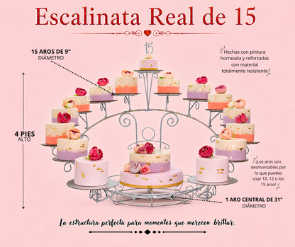 Escalinata real de 15