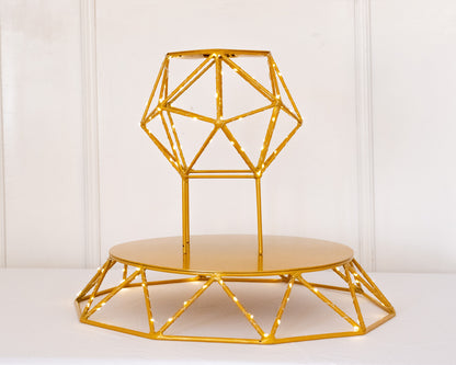 Diamond set with light