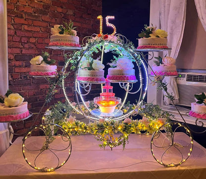 Cinderella carriage of 15 with light