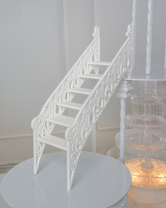 Par de escaleras decorativas