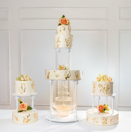 Set Pilares y Escaleras Decorativas