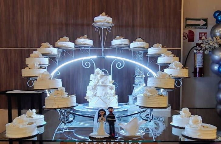 Escalinata real de 15 con luz