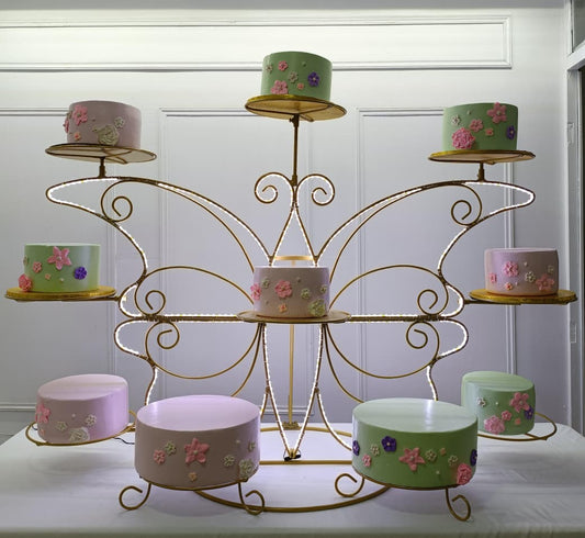 Mariposa de 10 ORO con luz