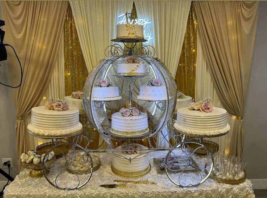 Carruaje cenicienta de 8 con luz