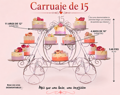 Carruaje cenicienta de 15