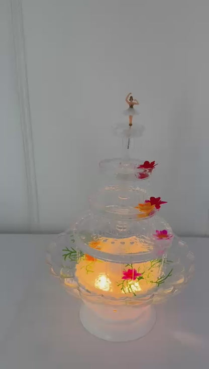 Fuente de agua decorativa de 5 niveles