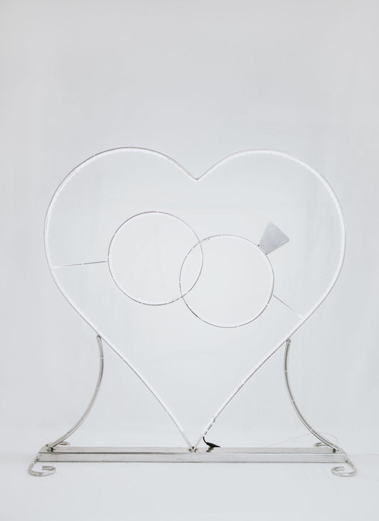 Fig. Heart with rings and light